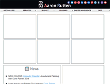 Tablet Screenshot of aaronrutten.com